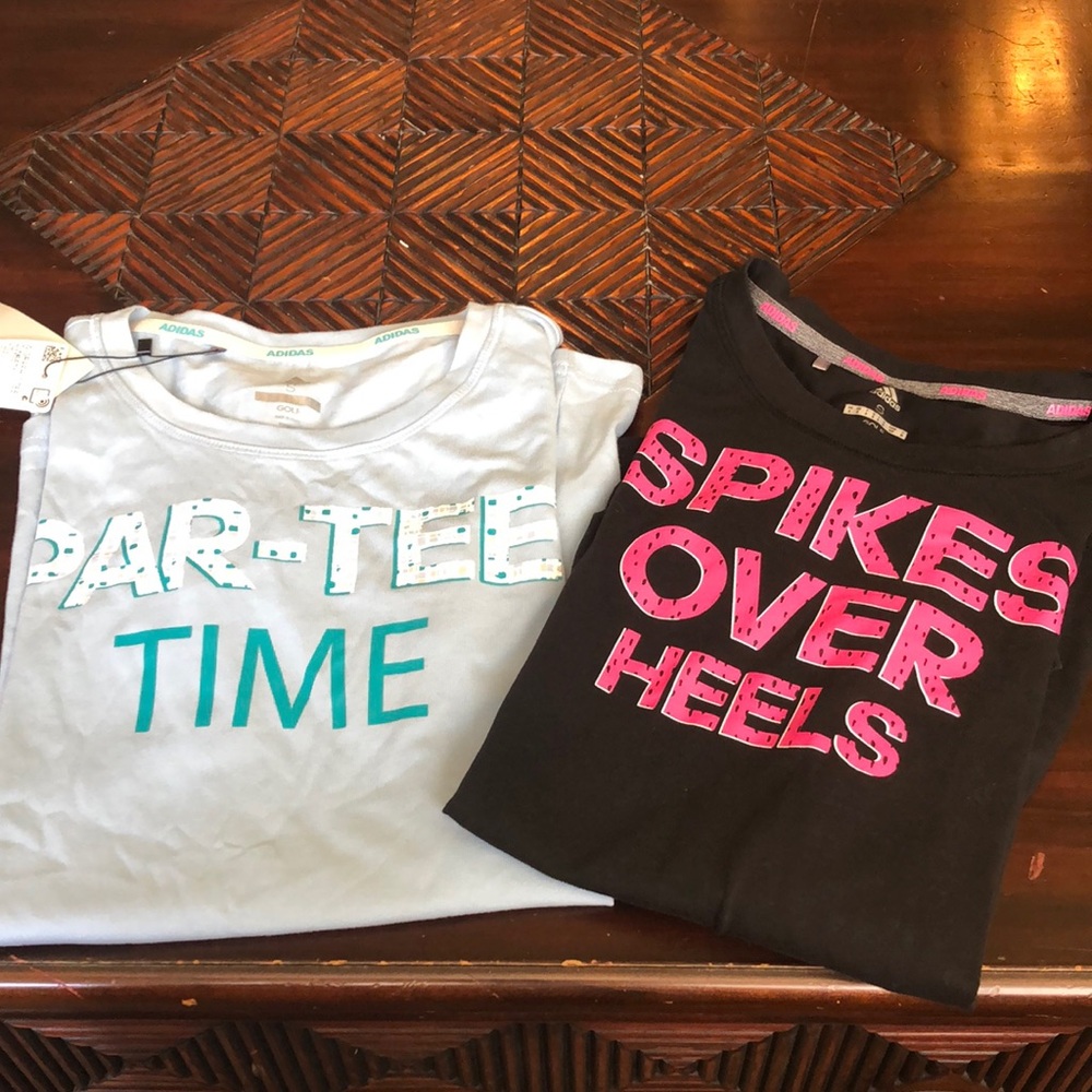 Adidas golf women’s T-shirts.